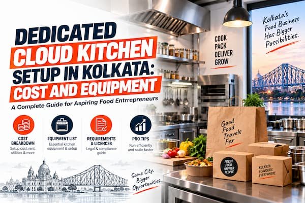  Dedicated Cloud Kitchen Setup In Kolkata 2026 (Cost) 
