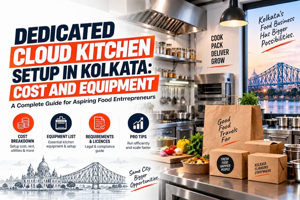 Dedicated Cloud Kitchen Setup in Kolkata 2026 (Cost)