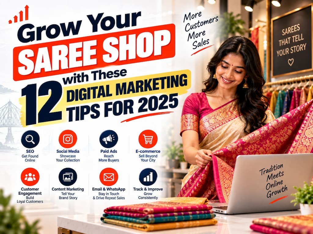 Grow Your Saree Shop with These 12 Digital Marketing Tips for 2025
