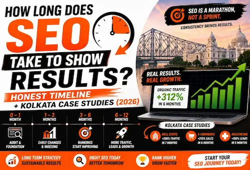  How Long Does SEO Take To Show Results? Honest Timeline + Kolkata Case Studies (2026) 