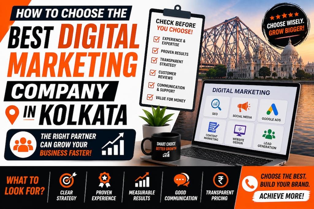 How to Choose the Best Digital Marketing Company in Kolkata -2026