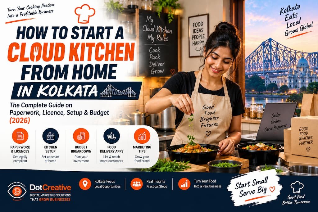 Cloud Kitchen From Home in Kolkata 2026 (Cost + Licence)